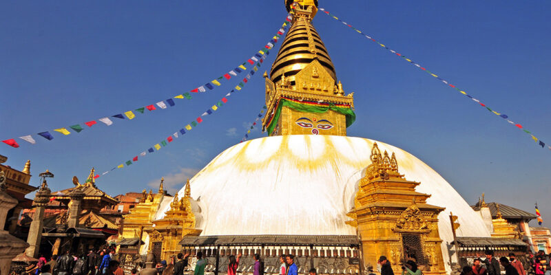 Swayambhu simboliza harmonia entre budistas e hindus