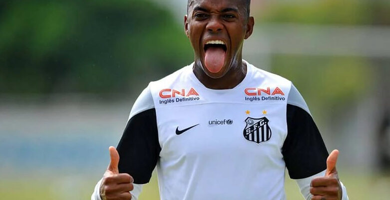 Robinho condenado por estupro. Foto: Ricardo Saibum/Divulgação Santos FC