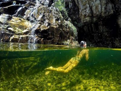 Cachoeira dos Dragões, em Pirenópolis, é um espetáculo da natureza